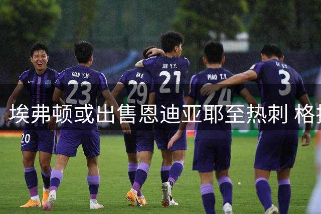 埃弗顿或出售恩迪亚耶至热刺 格拉利什成替代人选